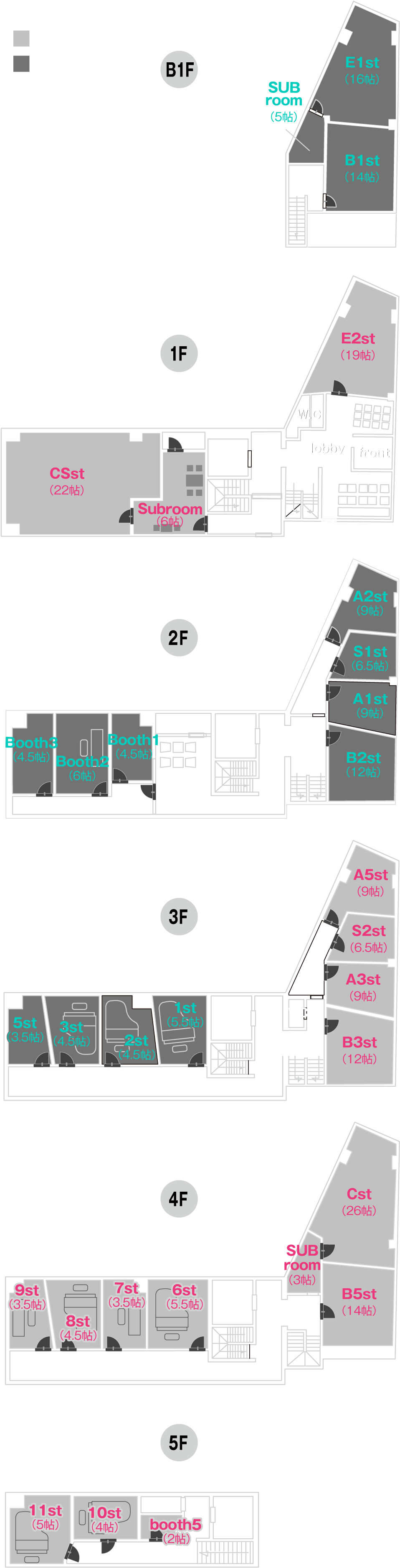 恵比寿フロアマップ