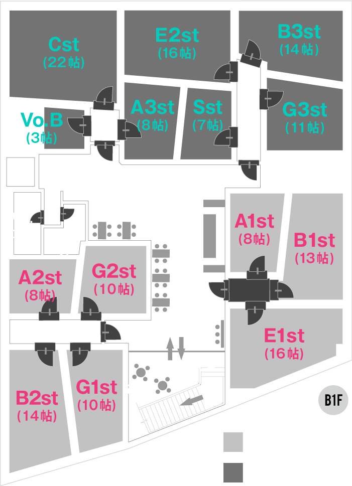 渋谷2号フロアマップ