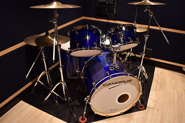 赤坂店 6bstのドラムセットがcanopus R F M Seriesになりました 音楽貸しスタジオ サウンドスタジオノアnoah リハーサル バンド練習